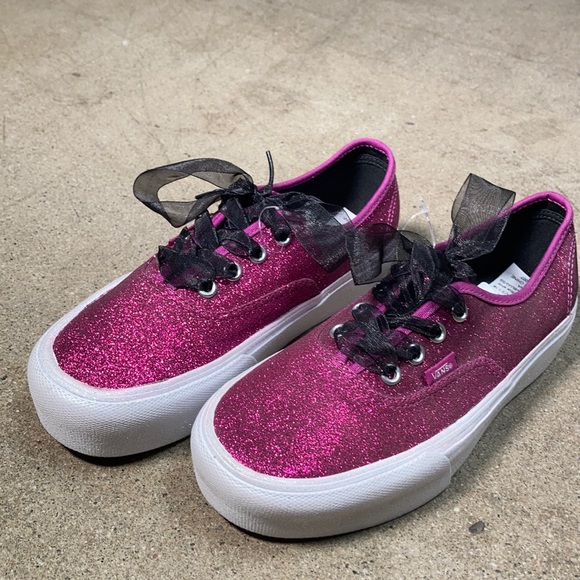 vans authentic platform pink